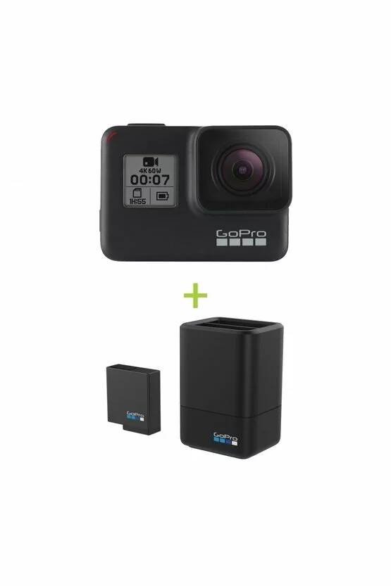 GoPro HERO7 Black + Dual Battery Charger + Battery picture - 1
