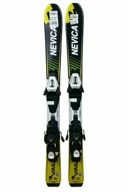 Ski Nevica Vail 4.5 Set In81 Black/Yellow + Legaturi Salomon picture - 1