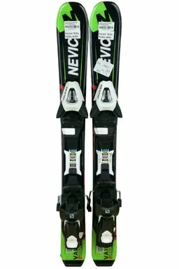 Ski Nevica Vail 4.5 Set In91 Black/Green Jr +Legături Salomon picture - 1